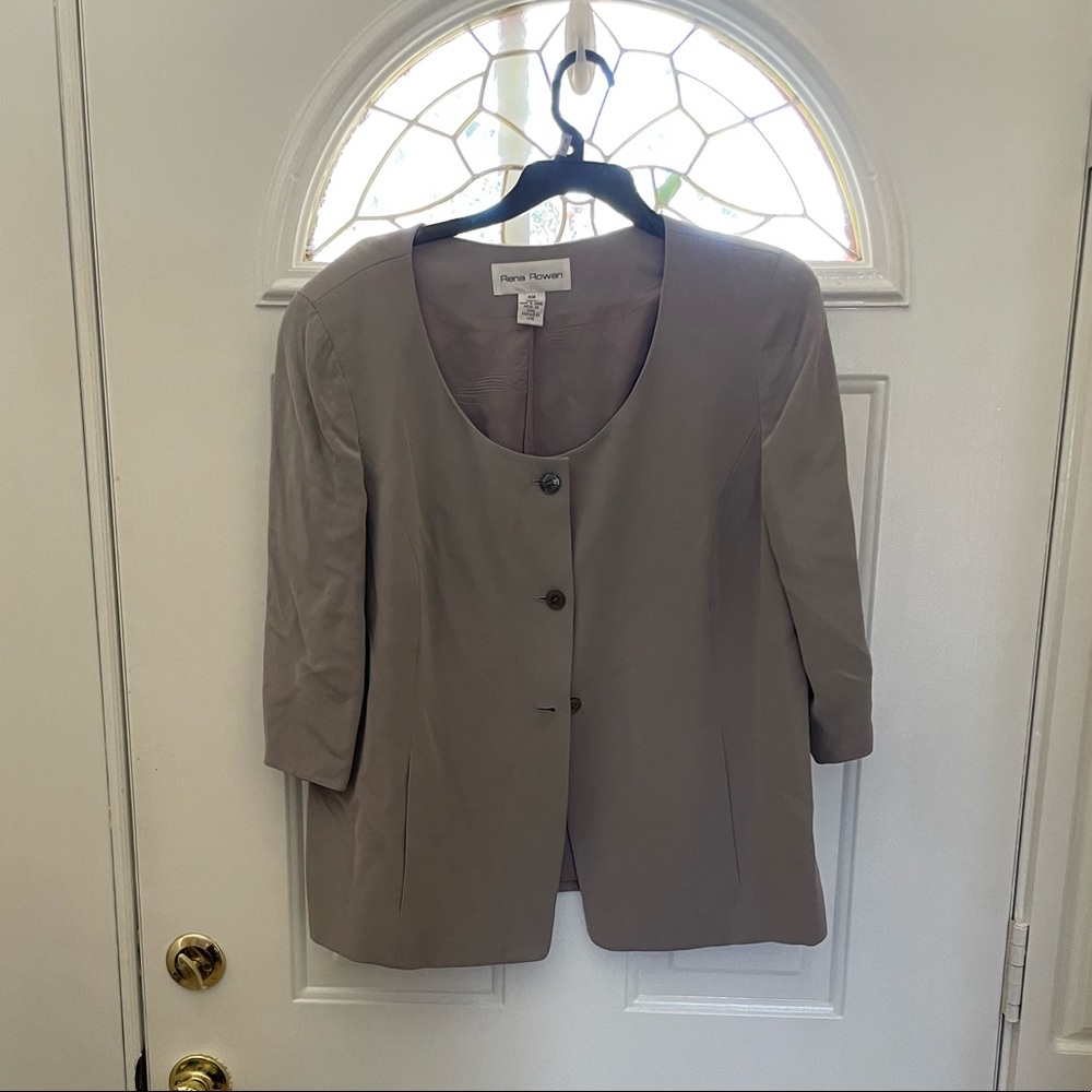 Dove gray pantsuit